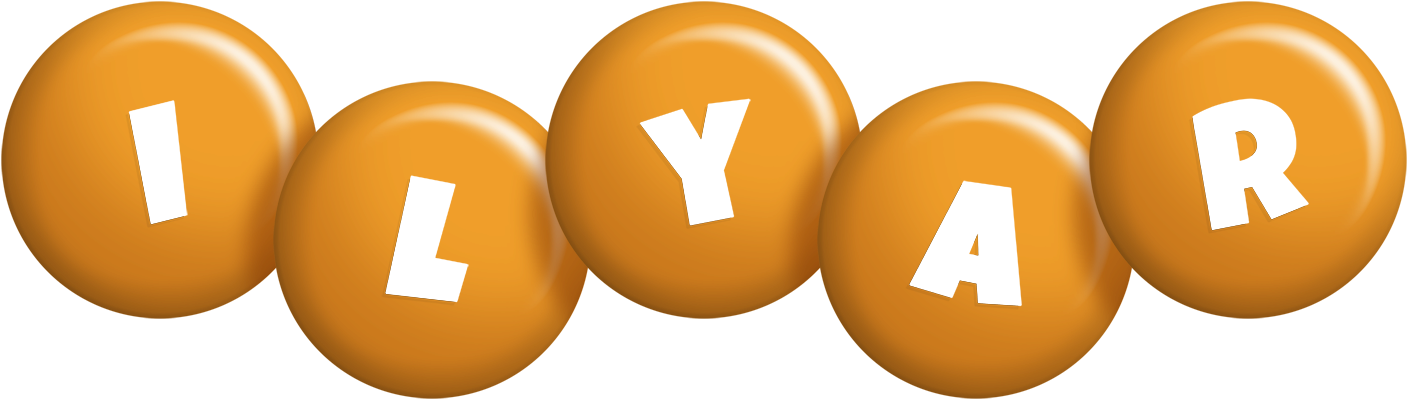 Ilyar candy-orange logo