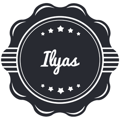 Ilyas badge logo