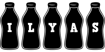 Ilyas bottle logo