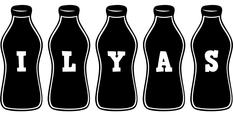 Ilyas bottle logo