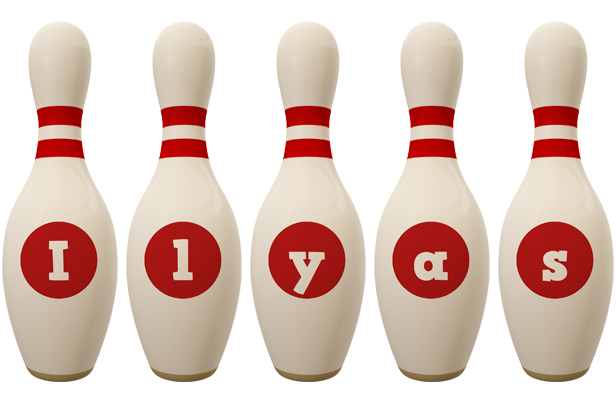 Ilyas bowling-pin logo