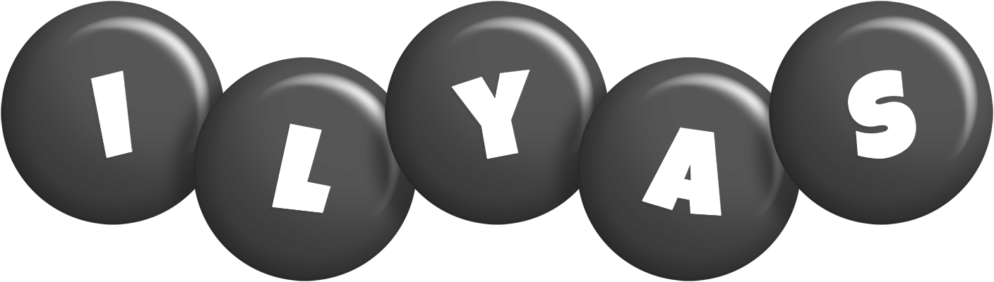 Ilyas candy-black logo