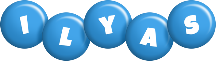 Ilyas candy-blue logo