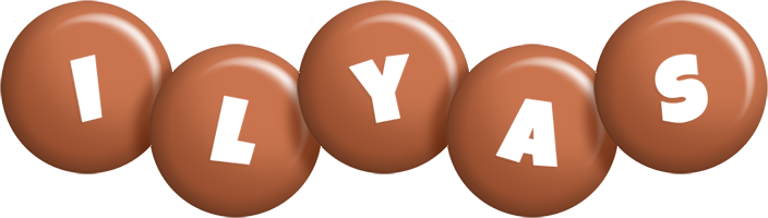 Ilyas candy-brown logo