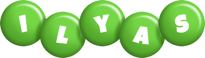 Ilyas candy-green logo