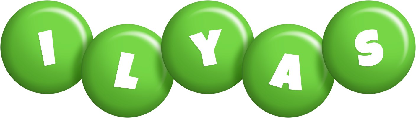 Ilyas candy-green logo