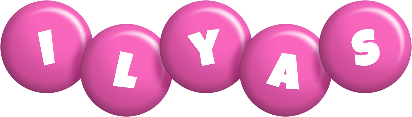 Ilyas candy-pink logo