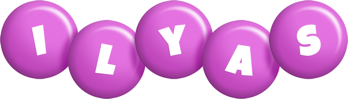Ilyas candy-purple logo