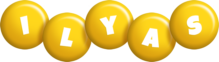 Ilyas candy-yellow logo