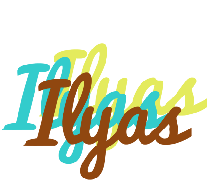 Ilyas cupcake logo