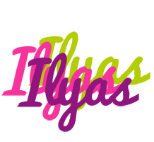 Ilyas flowers logo