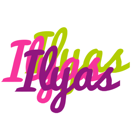 Ilyas flowers logo