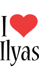 Ilyas i-love logo