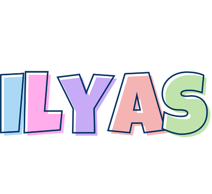 Ilyas pastel logo