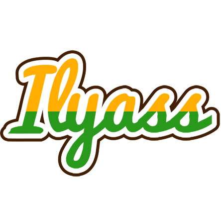 Ilyass banana logo