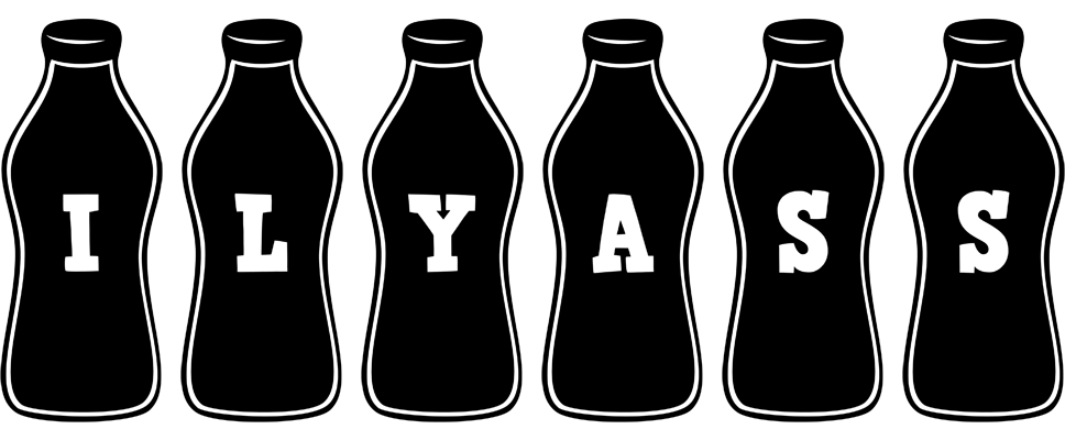 Ilyass bottle logo