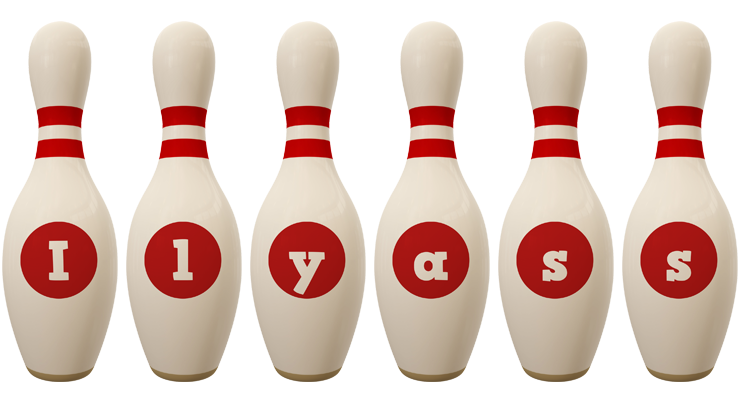Ilyass bowling-pin logo