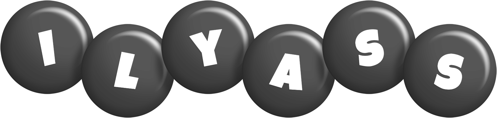 Ilyass candy-black logo