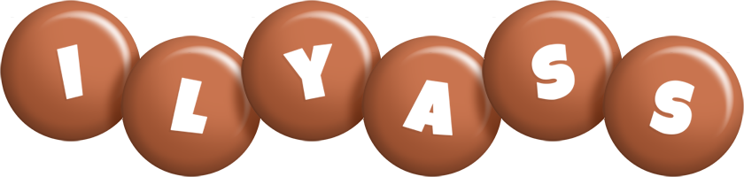 Ilyass candy-brown logo