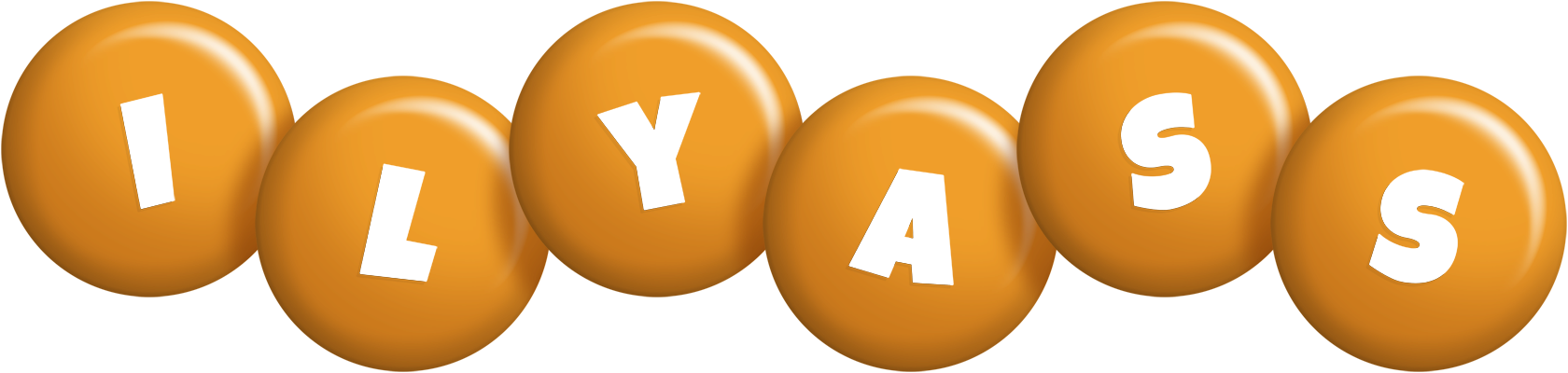 Ilyass candy-orange logo