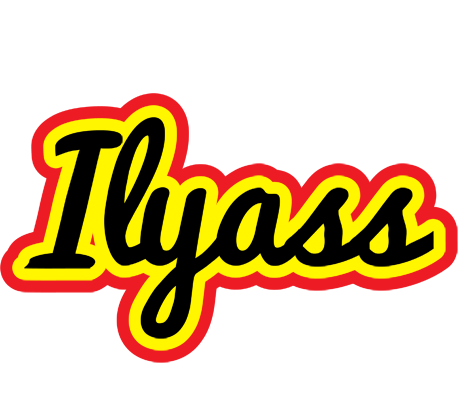 Ilyass flaming logo