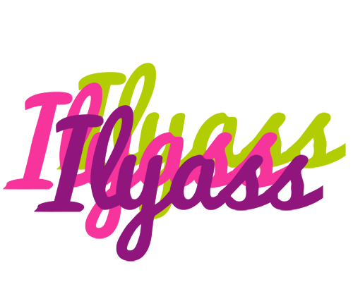 Ilyass flowers logo