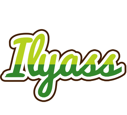 Ilyass golfing logo