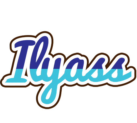 Ilyass raining logo