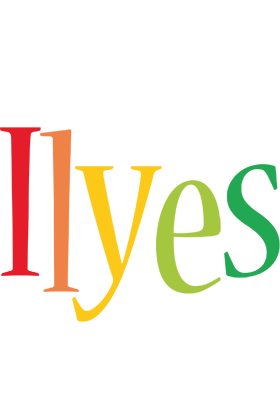 Ilyes birthday logo