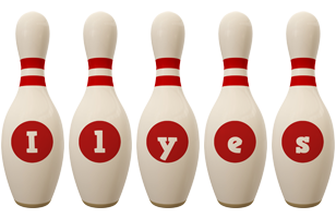 Ilyes bowling-pin logo