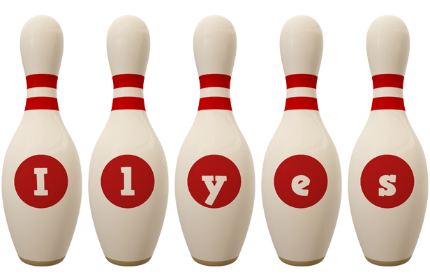 Ilyes bowling-pin logo