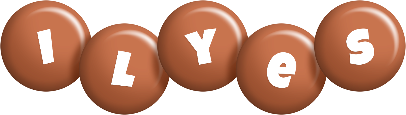 Ilyes candy-brown logo