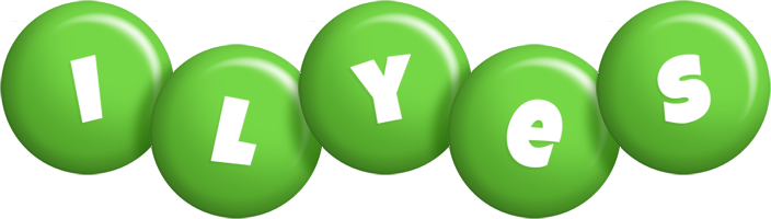 Ilyes candy-green logo