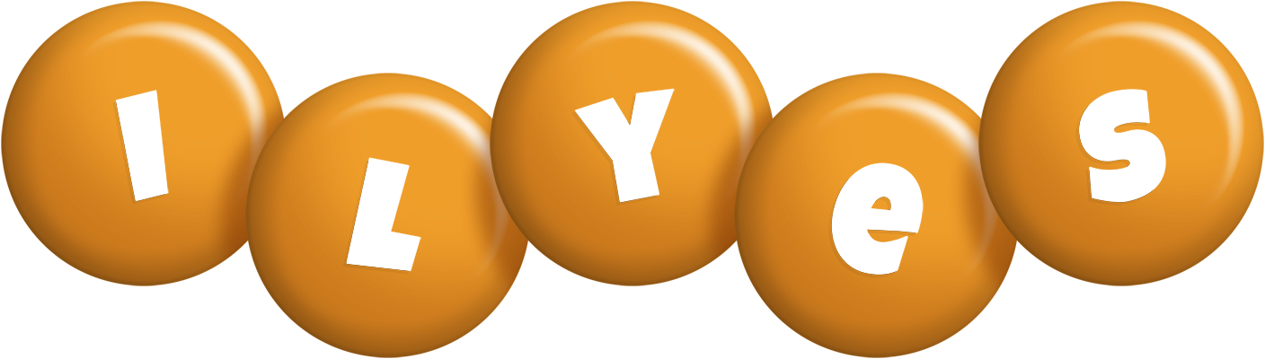 Ilyes candy-orange logo