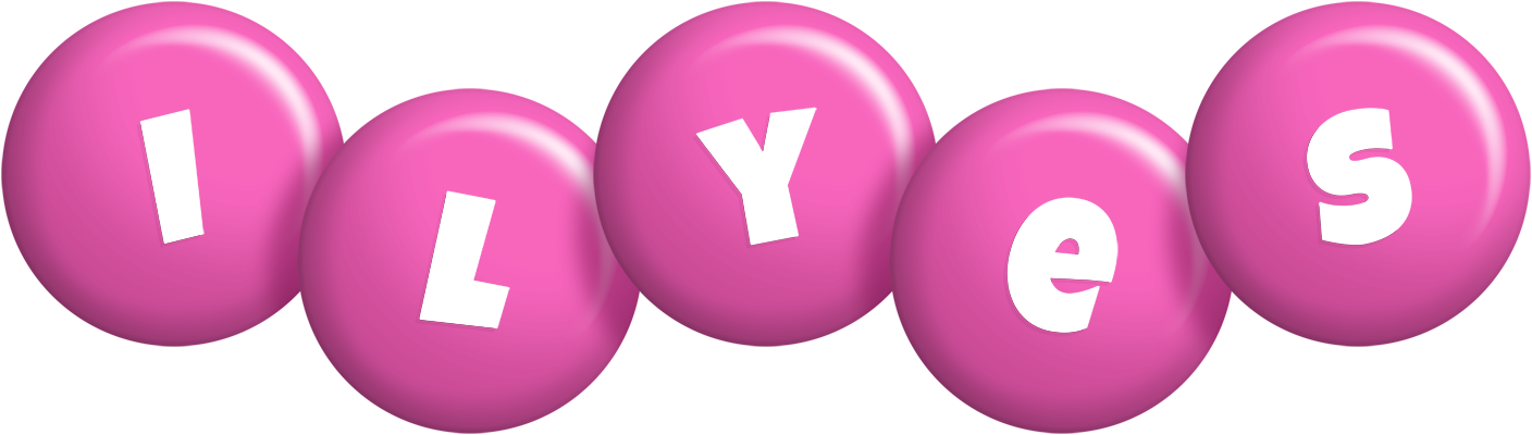 Ilyes candy-pink logo