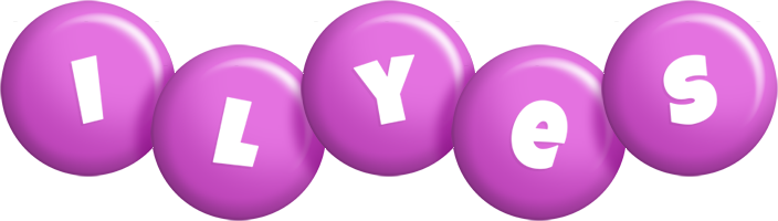 Ilyes candy-purple logo