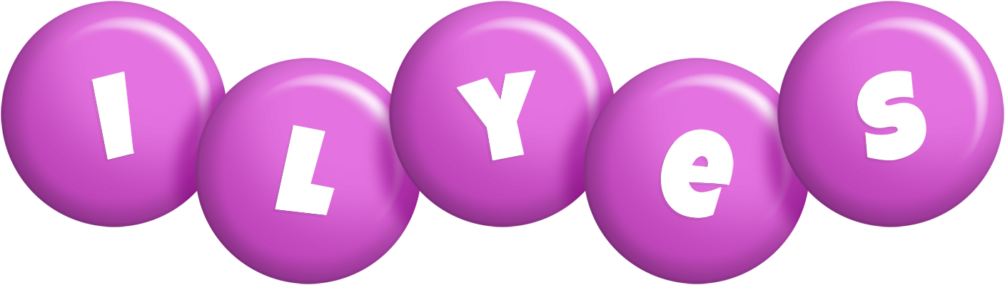 Ilyes candy-purple logo