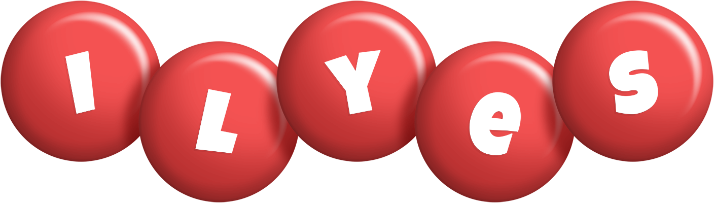 Ilyes candy-red logo