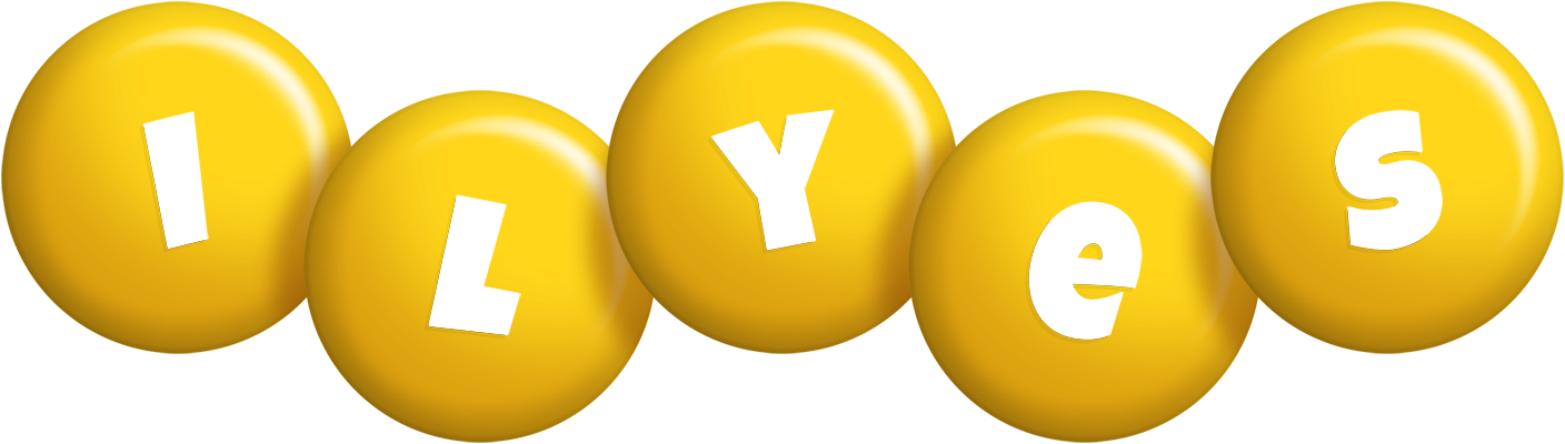 Ilyes candy-yellow logo