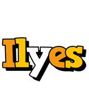 Ilyes cartoon logo