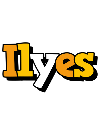 Ilyes cartoon logo