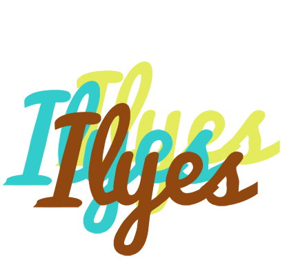 Ilyes cupcake logo