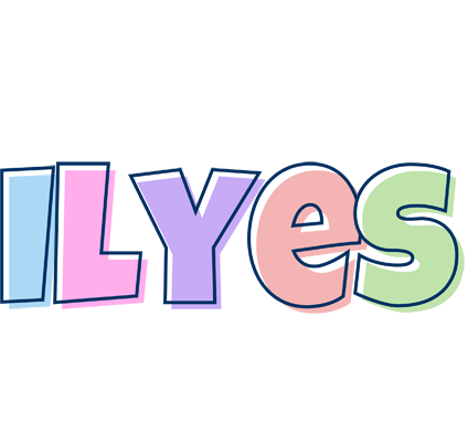 Ilyes pastel logo