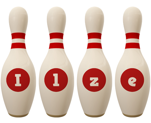 Ilze bowling-pin logo