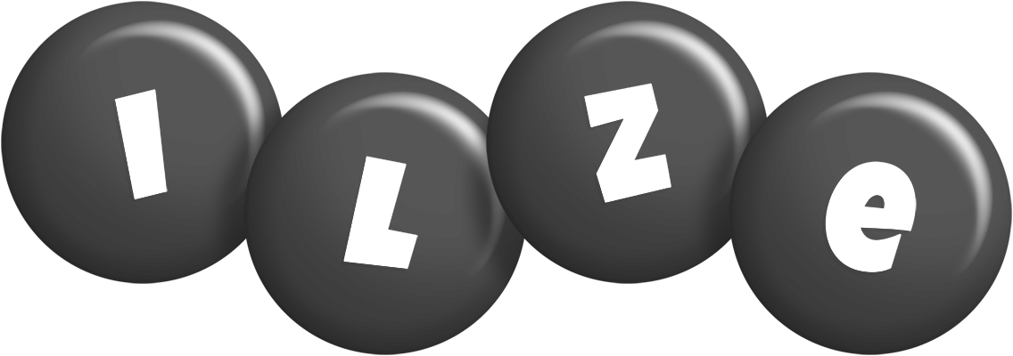 Ilze candy-black logo