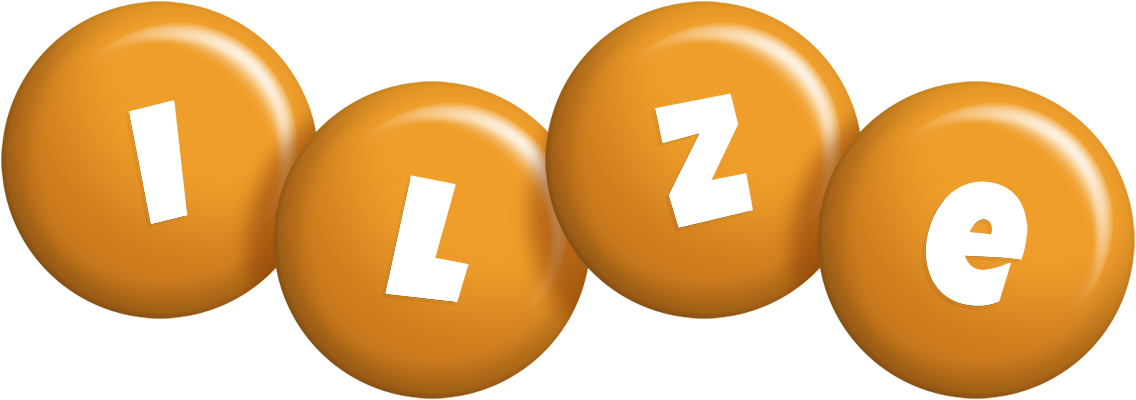 Ilze candy-orange logo