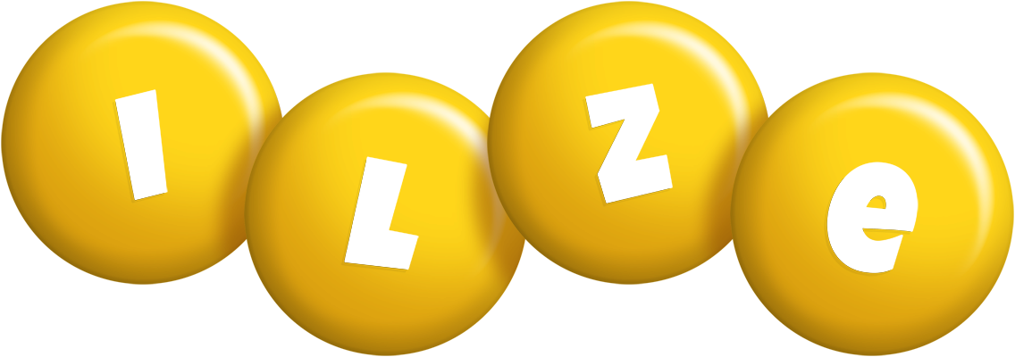 Ilze candy-yellow logo