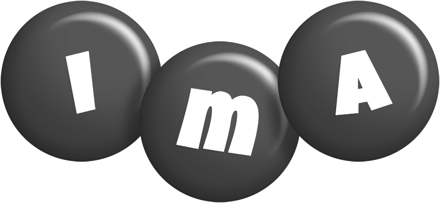 Ima candy-black logo