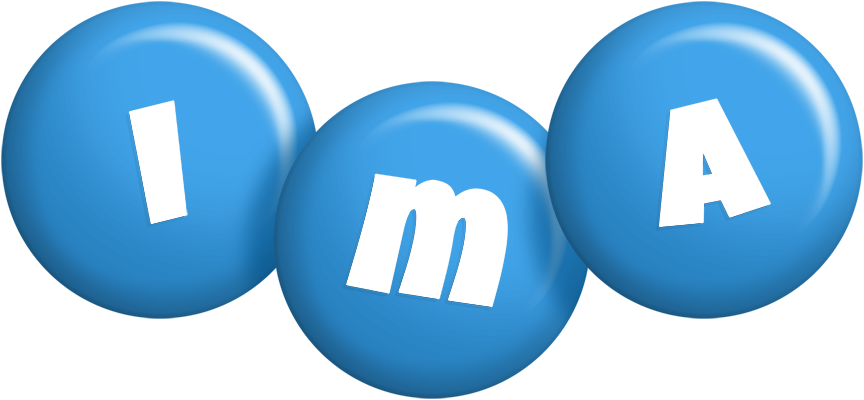 Ima candy-blue logo