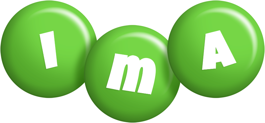 Ima candy-green logo